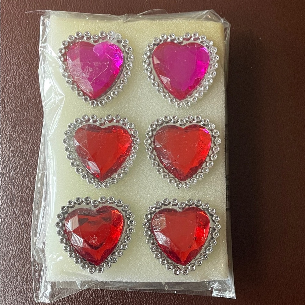 6 Heart Valentine's Day rings